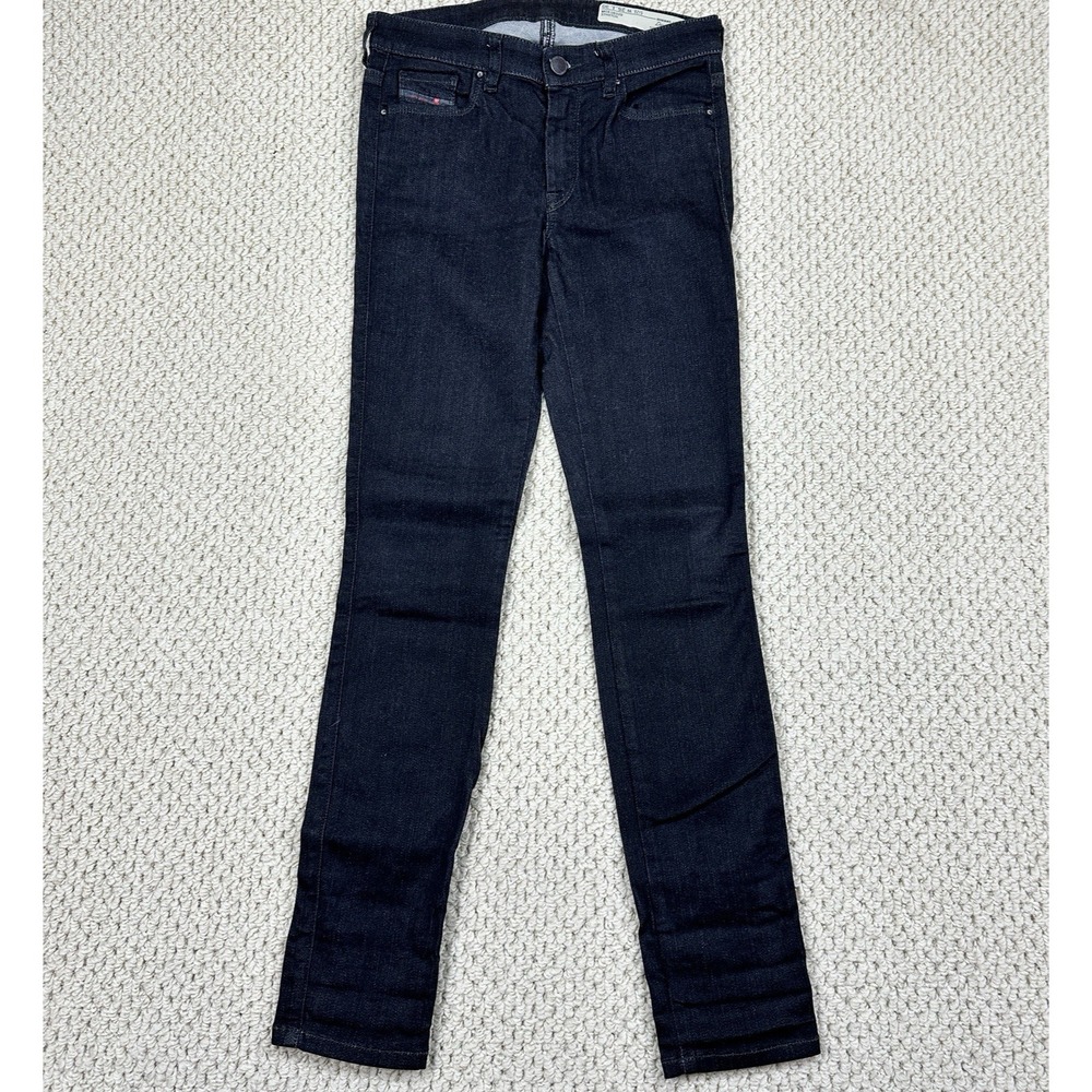 Diesel Jeans Womens 25x28 Black Doris Super Slim Skinny Fit Stretch Denim 0832B
